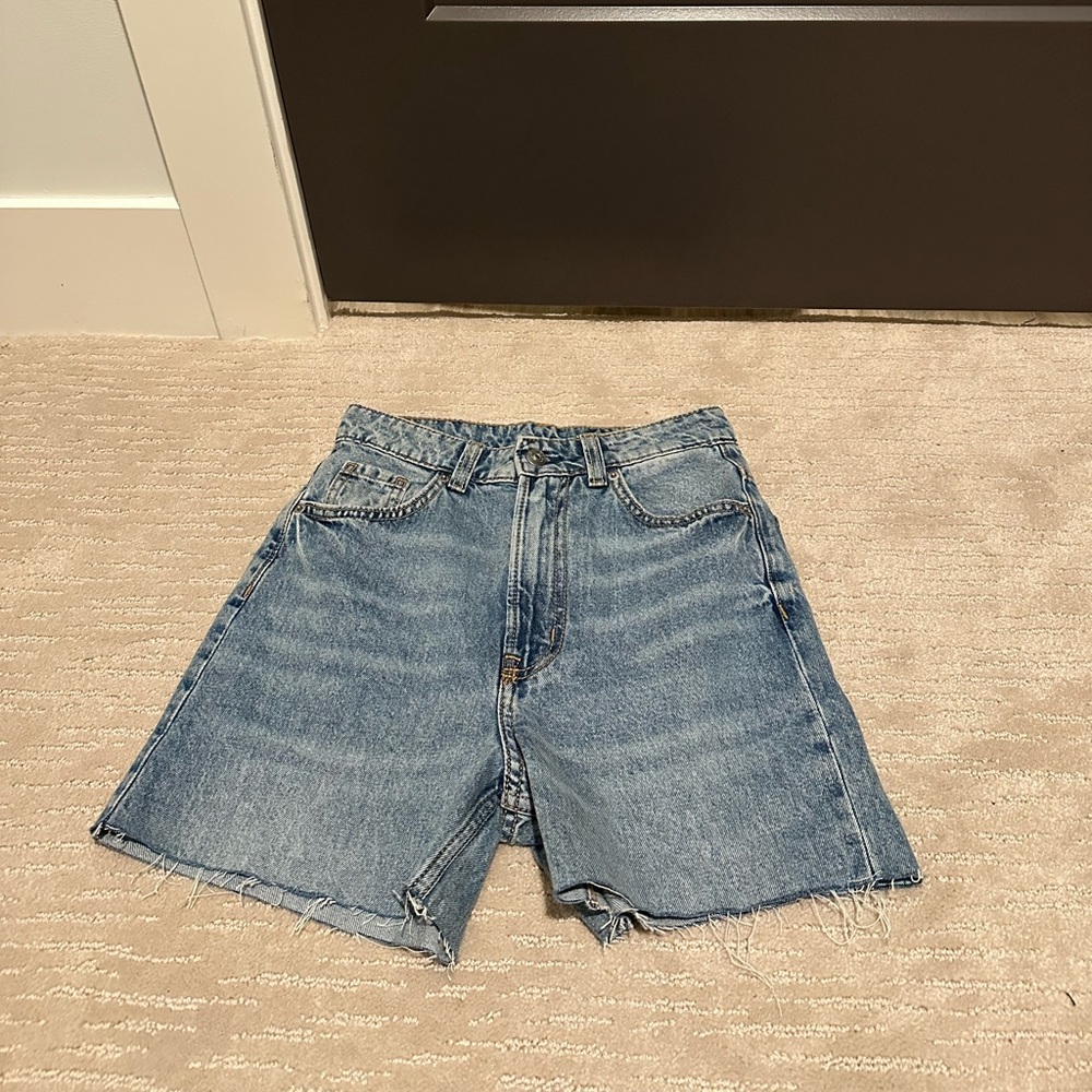 denim jorts with tags never worn